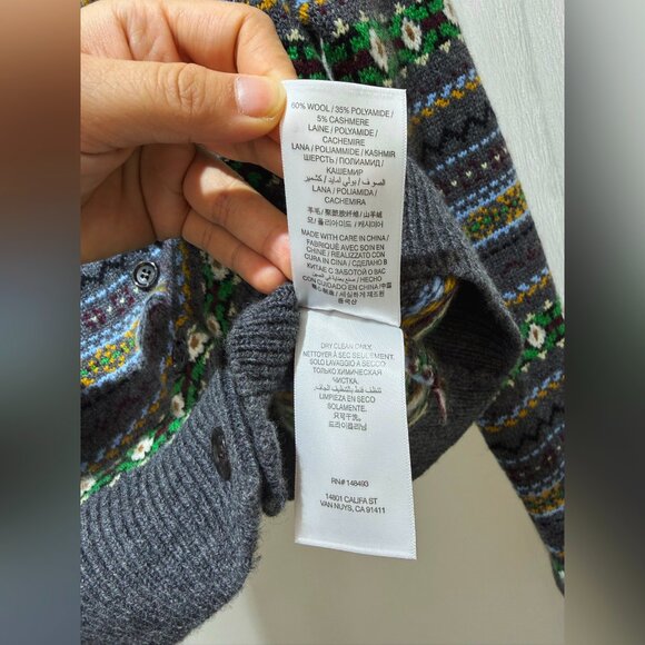 Doen Faustine Cardigan in Dashwood Fair Isle - Picture 13 of 13